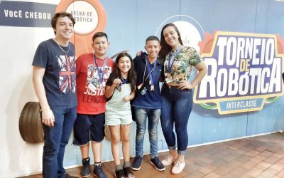 Alunos ganham medalha na Olimpíada Brasileira de Robótica